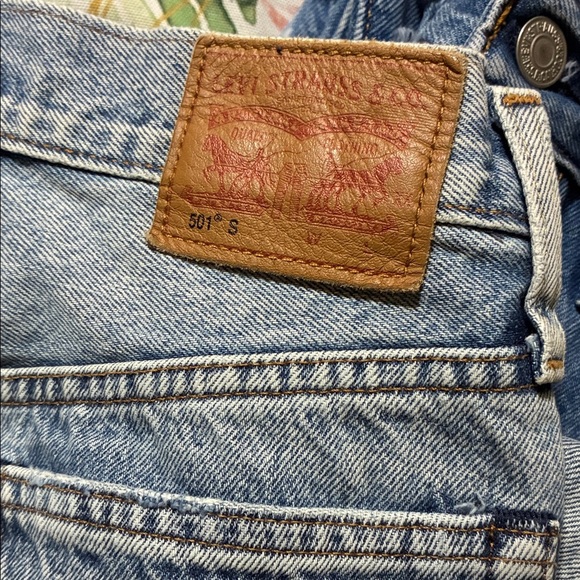 Levi's Light Blue Straight Women's Jeans vintage - Picture 3 of 5